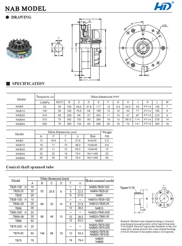 NAB air friction brake